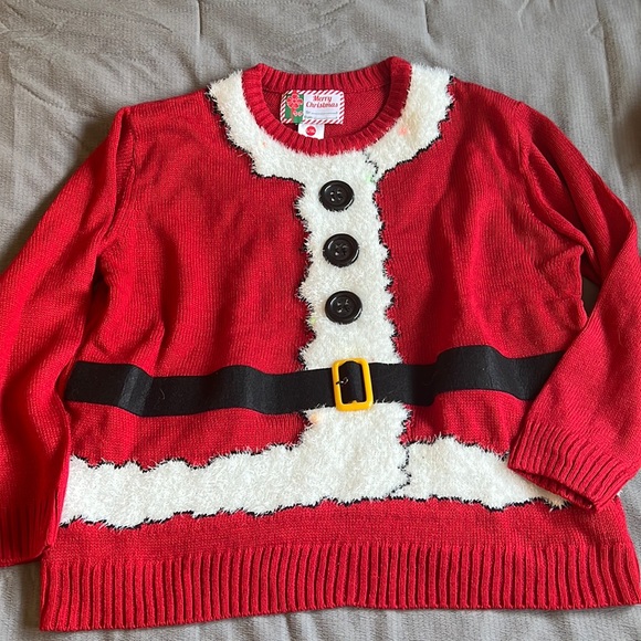Other - Light Up Santa Sweater